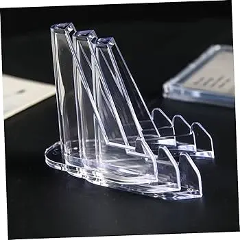FORTIVA clear acrliyc card and slab stands (5pcs)