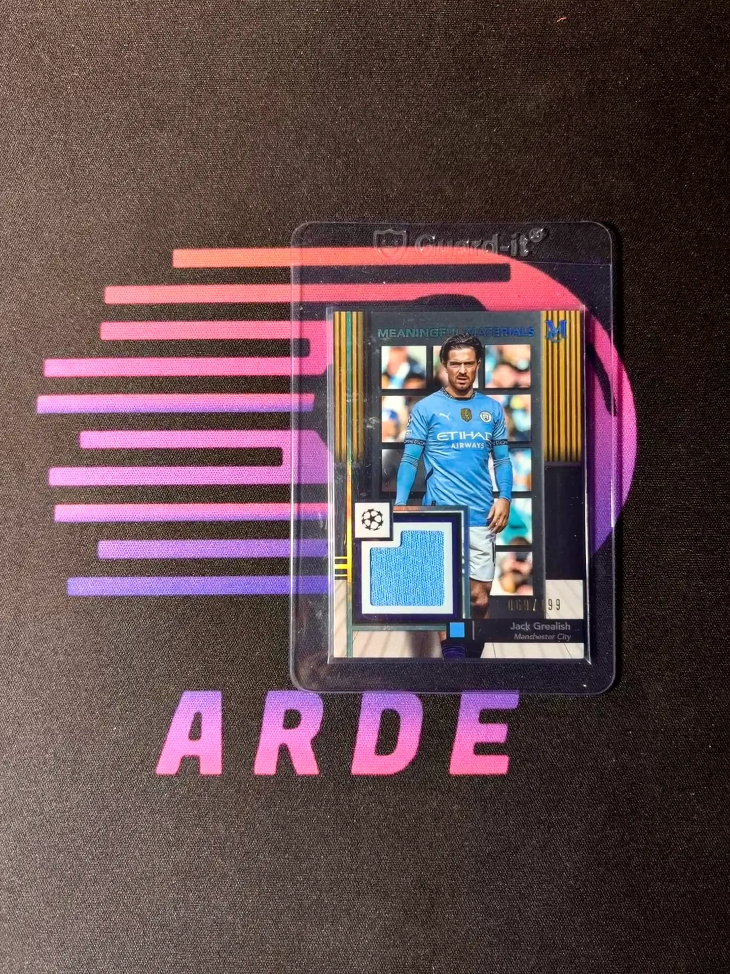 TOPPS MUSENM JACK GRELISH PLAYER WORN PATCH /199